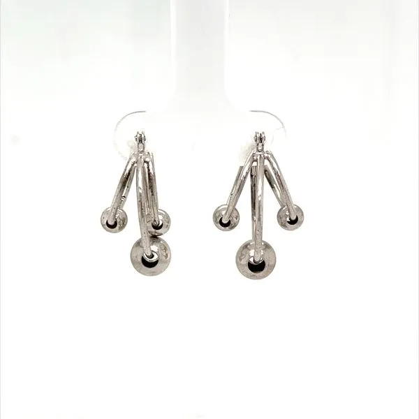 Sterling Silver Beaded Triple Hoop Earrings Minor Jewelry Inc. Nashville, TN