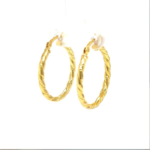 Gold Plated Sterling Silver Hoops Minor Jewelry Inc. Nashville, TN