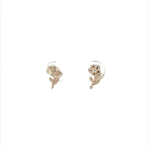 Sterling Silver Flower Studs