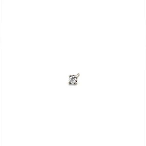 Sterling Silver Cubic Zirconia Single Stud Earring Minor Jewelry Inc. Nashville, TN