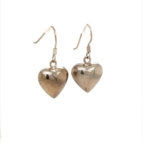 Sterling Silver Heart Earrings Image 2 Minor Jewelry Inc. Nashville, TN