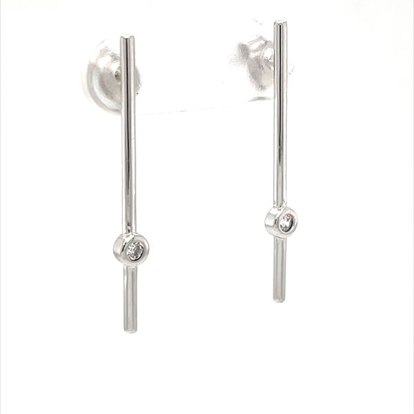 Sterling Silver CZ Earrings Image 2 Minor Jewelry Inc. Nashville, TN