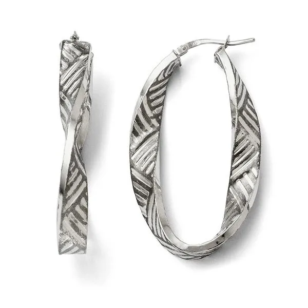 Sterling Silver Oval Hoops Minor Jewelry Inc. Nashville, TN