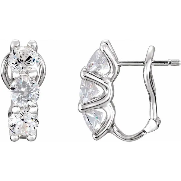 Sterling Silver CZ Earrings Minor Jewelry Inc. Nashville, TN