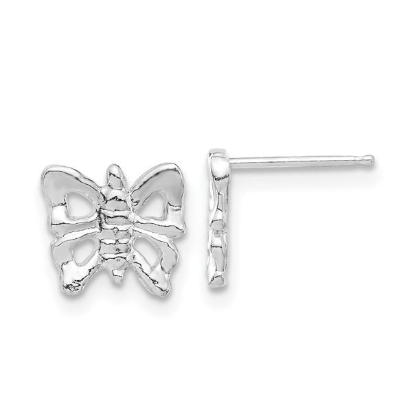 Sterling Silver Butterfly Stud Earrings Minor Jewelry Inc. Nashville, TN