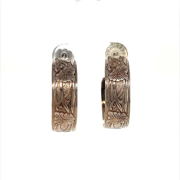 Sterling Silver Floral Hoops Minor Jewelry Inc. Nashville, TN