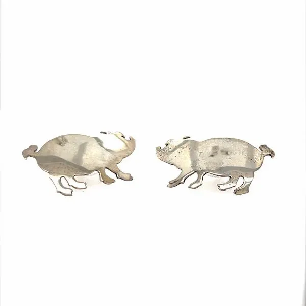 Sterling Silver Pig Earrings Minor Jewelry Inc. Nashville, TN