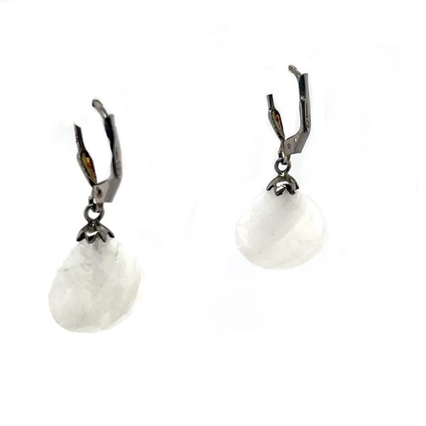 Sterling Silver Moonstone Earrings Image 3 Minor Jewelry Inc. Nashville, TN