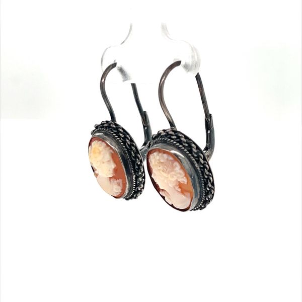 Sterling Silver Cameo Earrings Image 2 Minor Jewelry Inc. Nashville, TN