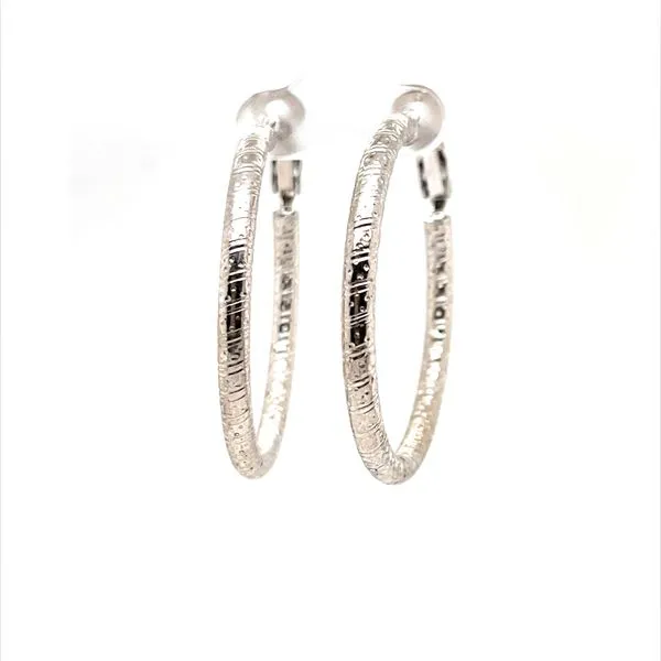Sterling Silver Hoop Image 3 Minor Jewelry Inc. Nashville, TN