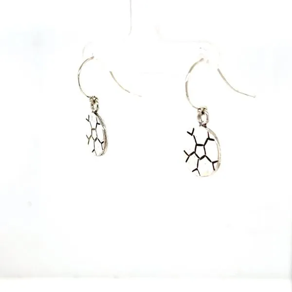 Sterling Silver Soccer Ball Earring Pair Image 2 Minor Jewelry Inc. Nashville, TN