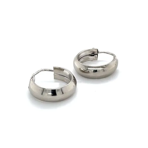 Sterling Silver Estate Hoop Earrings Image 3 Minor Jewelry Inc. Nashville, TN