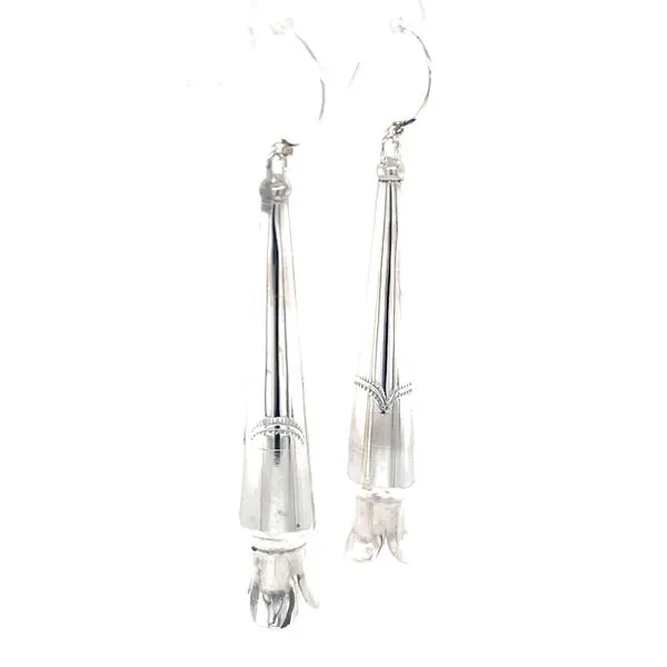 Sterling Silver Estate Drop Earrings Image 2 Minor Jewelry Inc. Nashville, TN