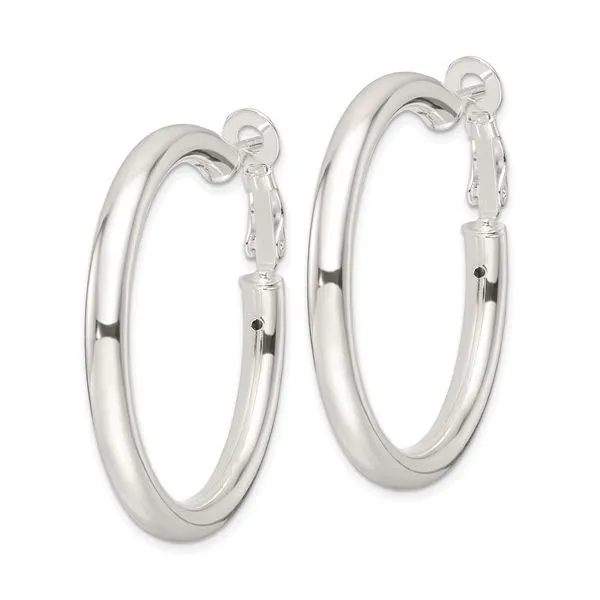 Silver 40x4mm Hoop Earrings Minor Jewelry Inc. Nashville, TN