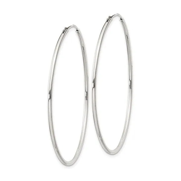 Sterling Silver Large Hoop Earrings Minor Jewelry Inc. Nashville, TN