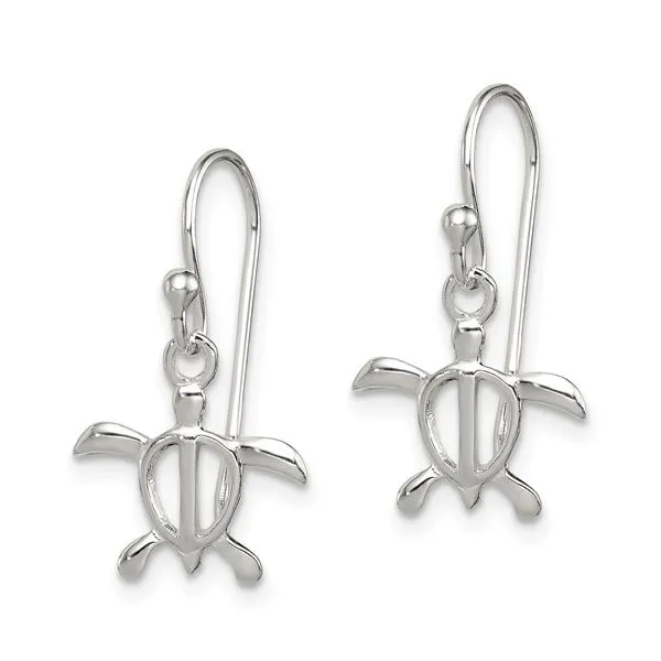 Sterling Silver Sea Turtle Dangle Earrings Minor Jewelry Inc. Nashville, TN