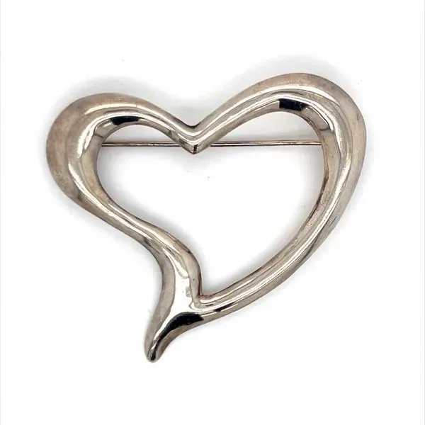 Sterling Silver Heart Brooch Minor Jewelry Inc. Nashville, TN