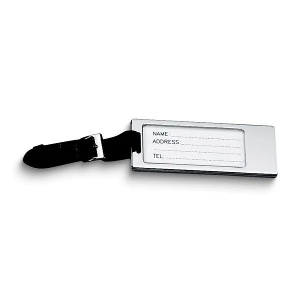 Silver Tone Luggage Tag Minor Jewelry Inc. Nashville, TN