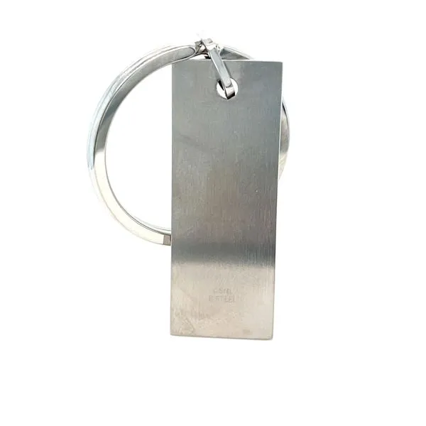 Stainless Steel 40.4x15mm Engraveable Key Chain Minor Jewelry Inc. Nashville, TN