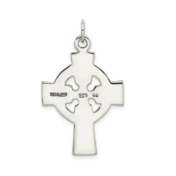 Sterling Silver Antiqued Celtic Cross Pendant Image 3 Minor Jewelry Inc. Nashville, TN