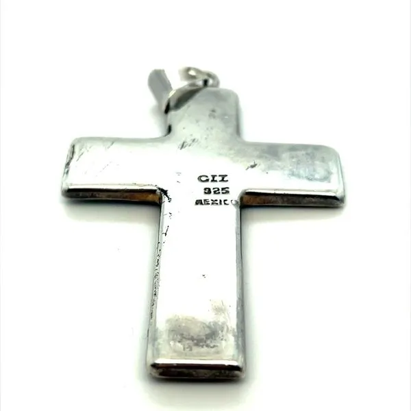 MIxed Natural & Synthetic Stone Cross Pendant Image 2 Minor Jewelry Inc. Nashville, TN
