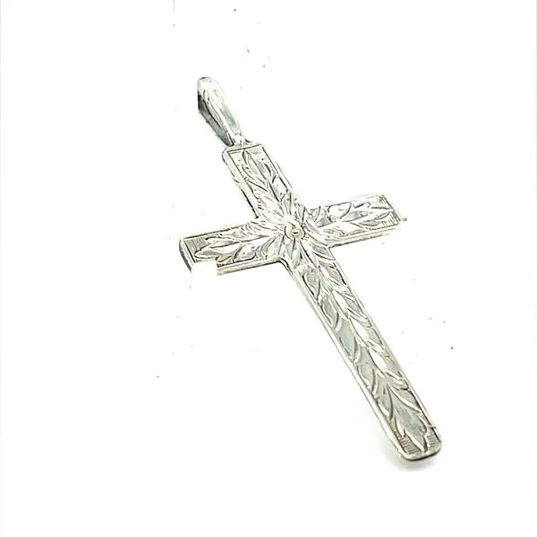 Sterling Silver Estate Cross Pendant