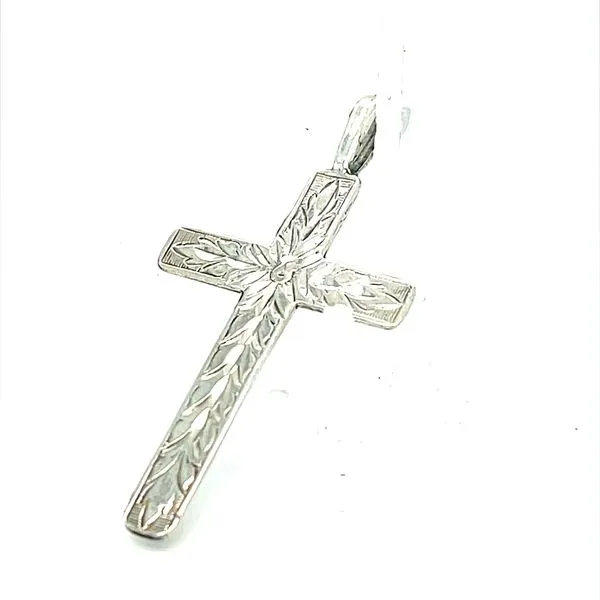 Sterling Silver Estate Cross Pendant