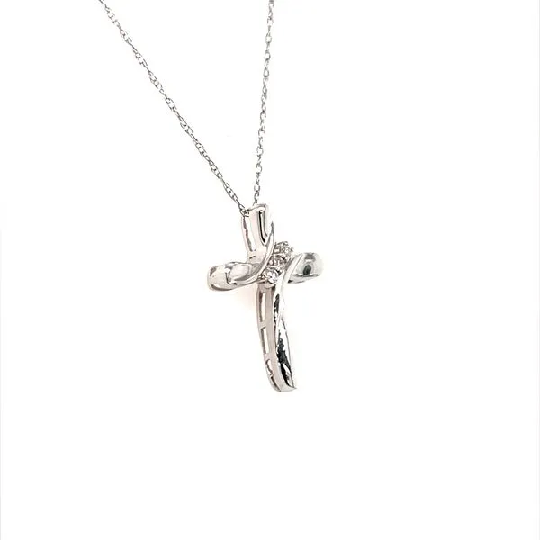 14KW Diamond Cross Pendant Necklace Image 2 Minor Jewelry Inc. Nashville, TN