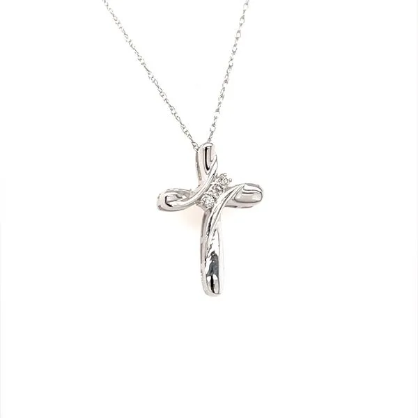 14KW Diamond Cross Pendant Necklace Minor Jewelry Inc. Nashville, TN