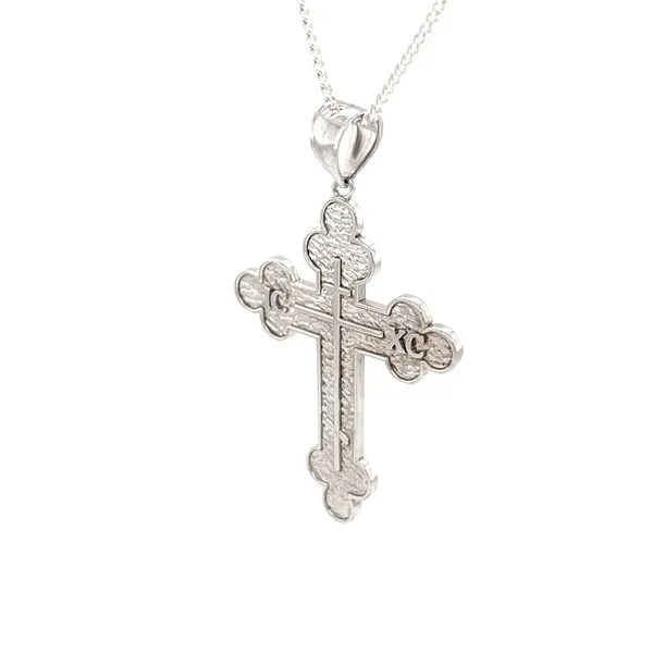 Sterling Silver Estate Cross Pendant Necklace Image 2 Minor Jewelry Inc. Nashville, TN