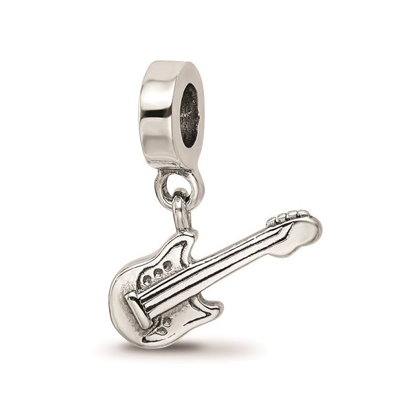 Sterling Silver Electric Guitar Dangle Bead Nashville Minor Jewelry Inc. Nashville, TN