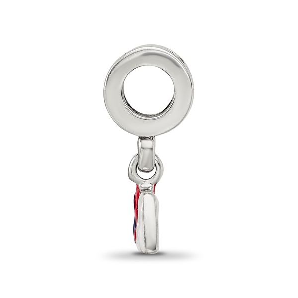 Sterling Silver Enameled Dangle Usa Bead Image 2 Minor Jewelry Inc. Nashville, TN