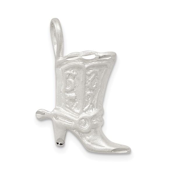 Sterling Silver Cowboy Boot with Spur Charm Minor Jewelry Inc. Nashville, TN