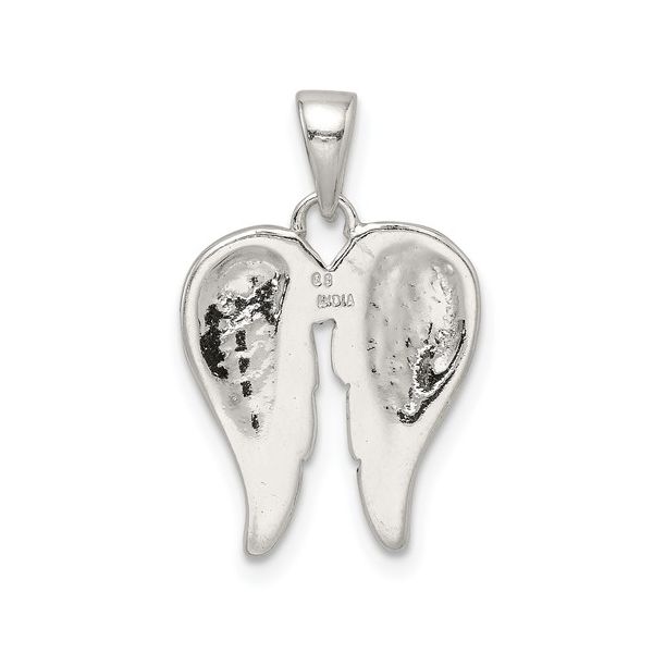 Silver Angel Wings Pendant Image 3 Minor Jewelry Inc. Nashville, TN