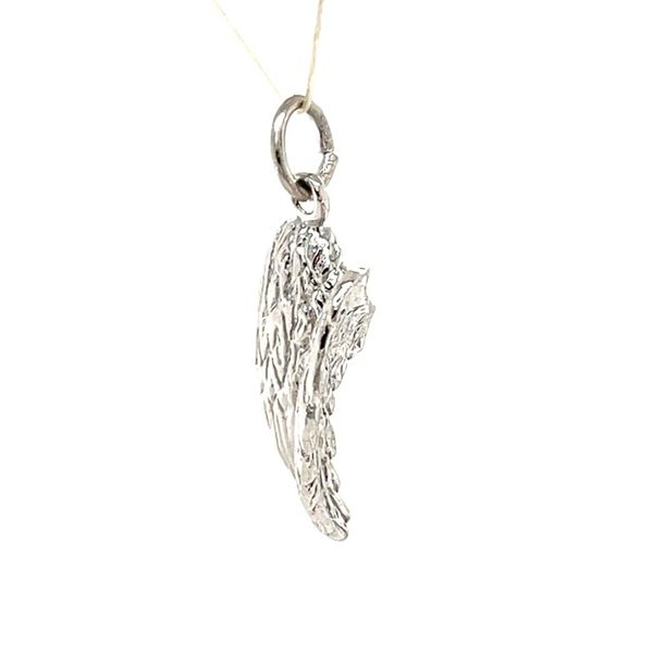 Sterling Silver Angel Wings Charm Image 2 Minor Jewelry Inc. Nashville, TN