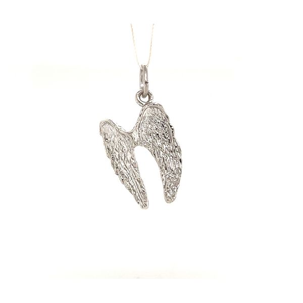 Silver Angel Wing Charm Image 3 Minor Jewelry Inc. Nashville, TN