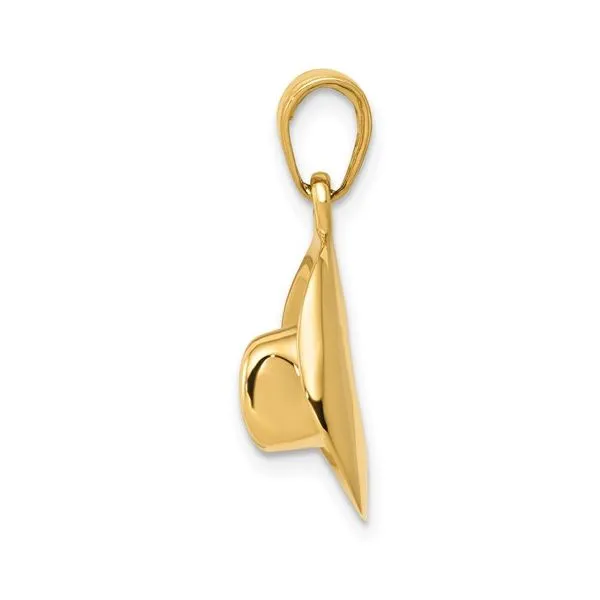 14K Cowboy Hat Charm Image 3 Minor Jewelry Inc. Nashville, TN