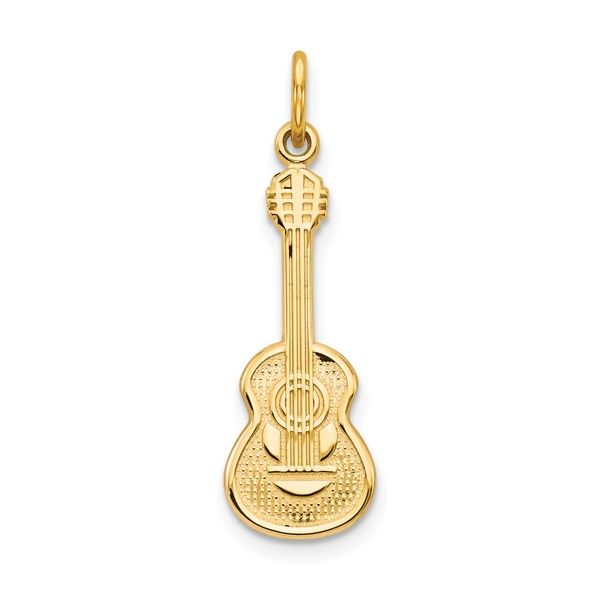 10K Yellow Gold Guitar Charm Minor Jewelry Inc. Nashville, TN