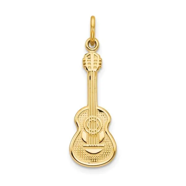 10K Yelow Gold Guitar Charm Minor Jewelry Inc. Nashville, TN