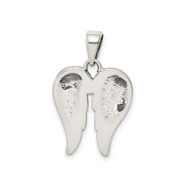 Sterling Silver Angel Wings Pendant Image 3 Minor Jewelry Inc. Nashville, TN