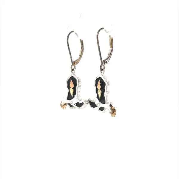 Sterling Boot Earrings