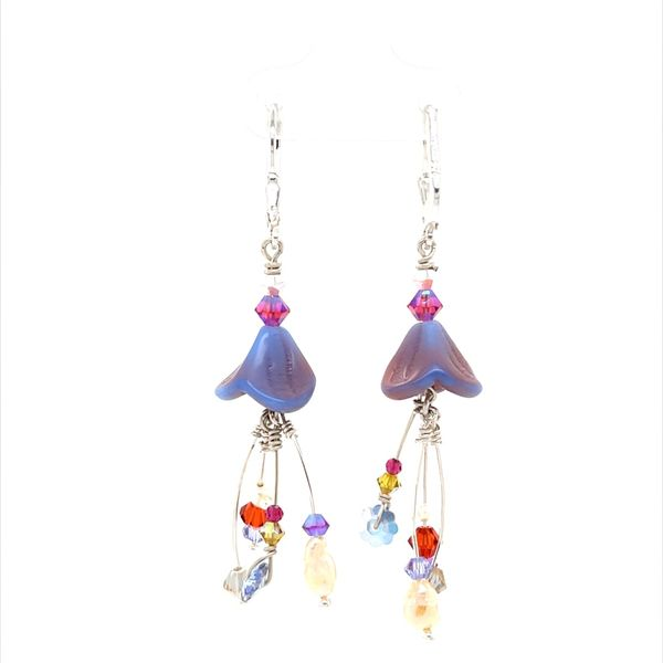 Hanging Flower 925 Pearl And Crystal Earrings Minor Jewelry Inc. Nashville, TN