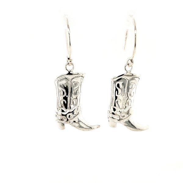 Sterling Silver Cowboy Boot Earrings Minor Jewelry Inc. Nashville, TN
