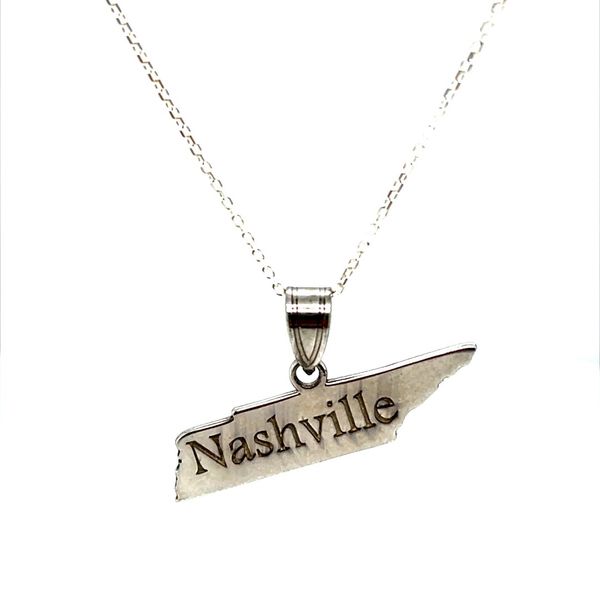 Sterling Silver Nashville Tennessee Necklace Minor Jewelry Inc. Nashville, TN