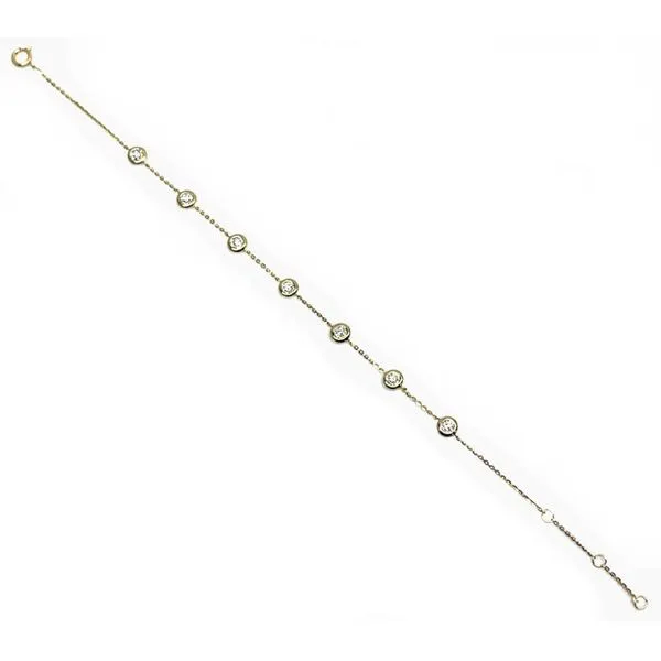 14K Yellow Or White Gold 0.7mm Diamond Eternity 