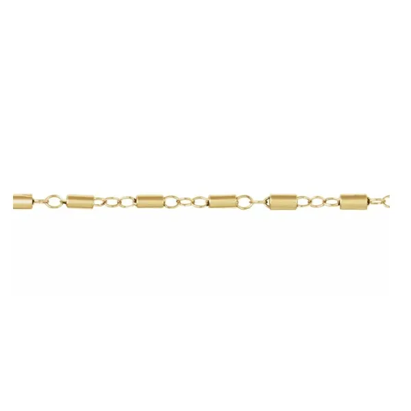 14K Yellow Gold Filled Satellite Bar Cable Link Permanent Bracelet Minor Jewelry Inc. Nashville, TN
