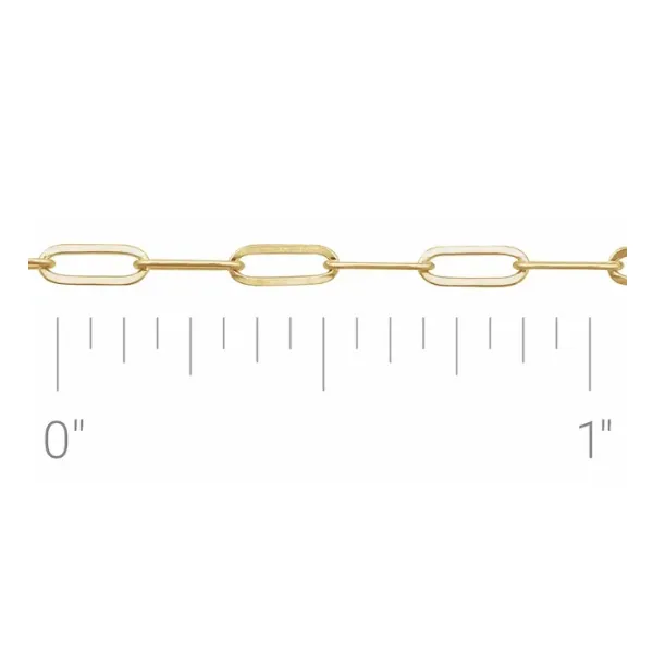 14K Yellow Gold Filled Paperclip Permanent Bracelet Image 2 Minor Jewelry Inc. Nashville, TN