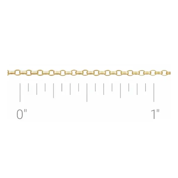 14K Yellow Gold Filled Rolo Chain Permanent Bracelet Image 2 Minor Jewelry Inc. Nashville, TN