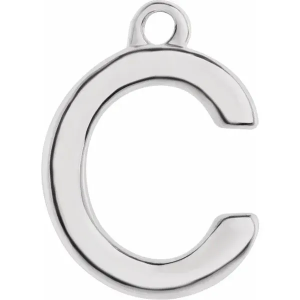 Sterling Silver Initial C Charm Initial Minor Jewelry Inc. Nashville, TN