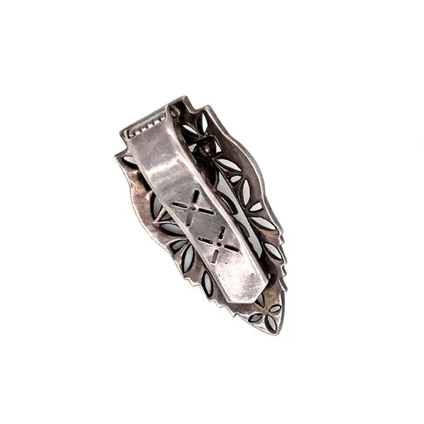 Sterling Silver and Marcastre Hat Clip